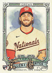 2025 Topps Allen & Ginter Baseball Dylan Crews #120 Rookie