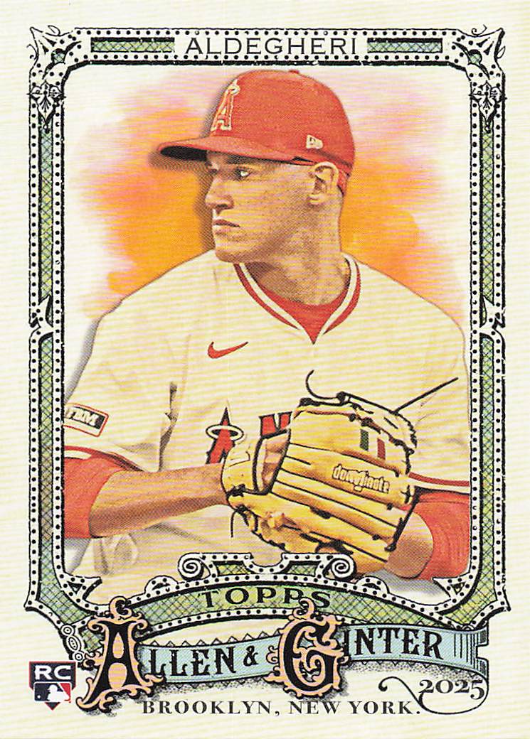2025 Topps Allen & Ginter Baseball Sam Aldegheri #240 Rookie