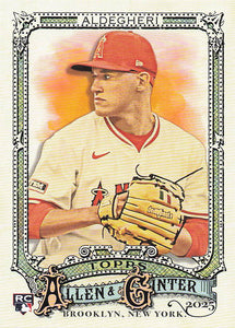 2025 Topps Allen & Ginter Baseball Sam Aldegheri #240 Rookie
