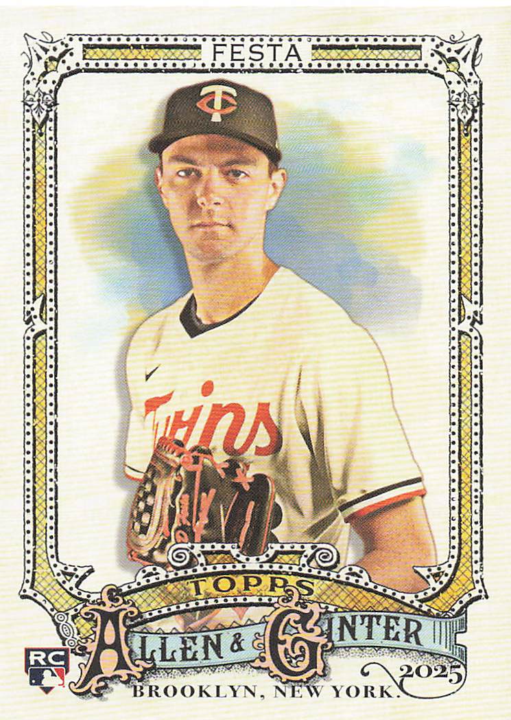 2025 Topps Allen & Ginter Baseball David Festa #249 Rookie