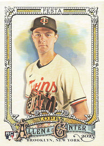 2025 Topps Allen & Ginter Baseball David Festa #249 Rookie