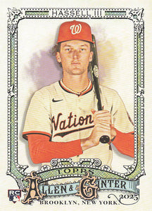 2025 Topps Allen & Ginter Baseball Robert Hassell III #164 Rookie
