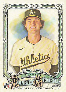 2025 Topps Allen & Ginter Baseball Jacob Wilson #105 Rookie