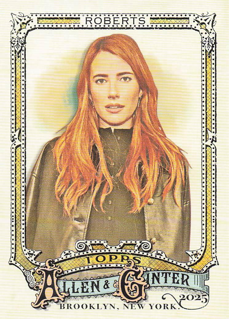 2025 Topps Allen & Ginter Baseball Emma Roberts #286