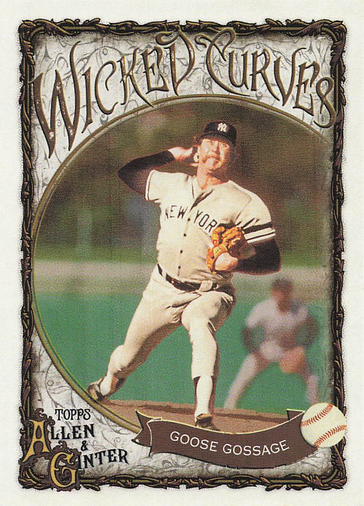 2025 Topps Allen & Ginter Baseball Wicked Curves Goose Gossage #WC-39