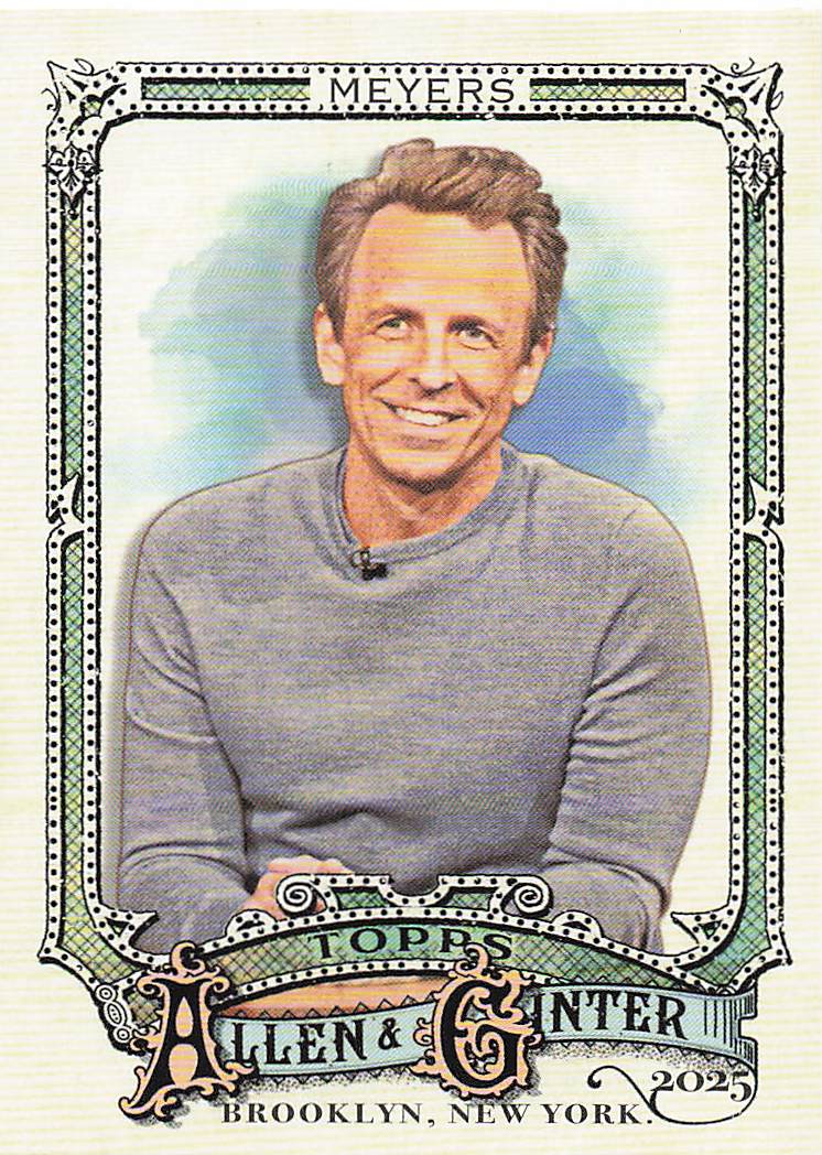 2025 Topps Allen & Ginter Baseball Seth Meyers #292