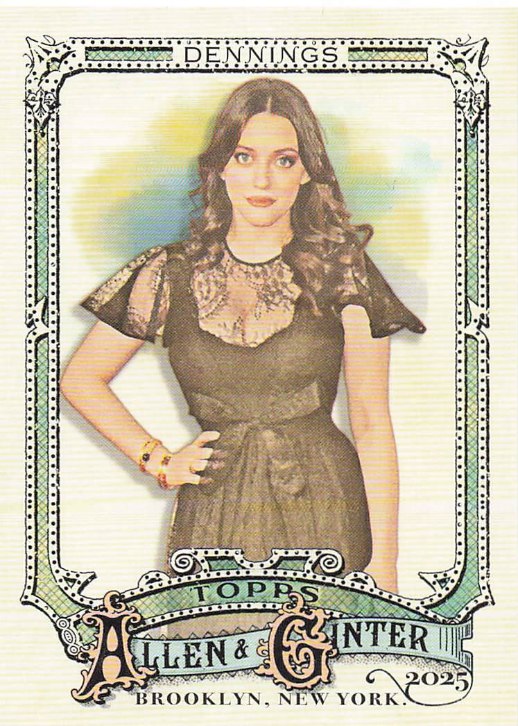2025 Topps Allen & Ginter Baseball Kat Dennings #213