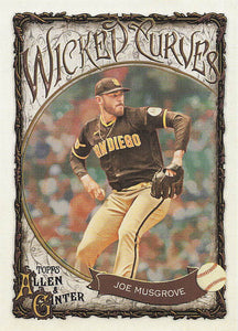 2025 Topps Allen & Ginter Baseball Wicked Curves Joe Musgrove #WC-4