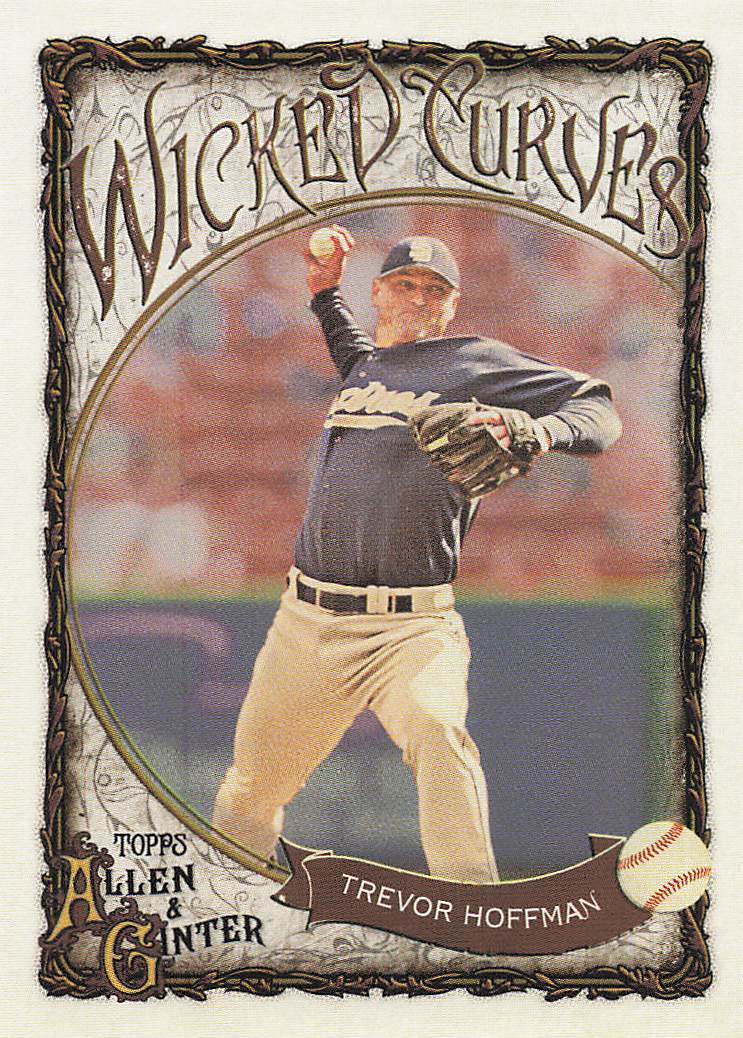 2025 Topps Allen & Ginter Baseball Wicked Curves Trevor Hoffman #WC-27