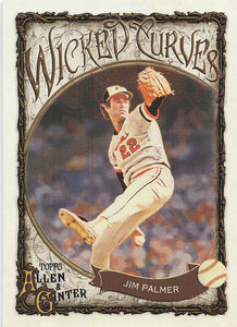 2025 Topps Allen & Ginter Baseball Wicked Curves Jim Palmer #WC-21