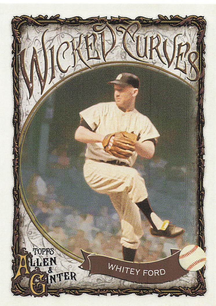 2025 Topps Allen & Ginter Baseball Wicked Curves Whitey Ford #WC-33