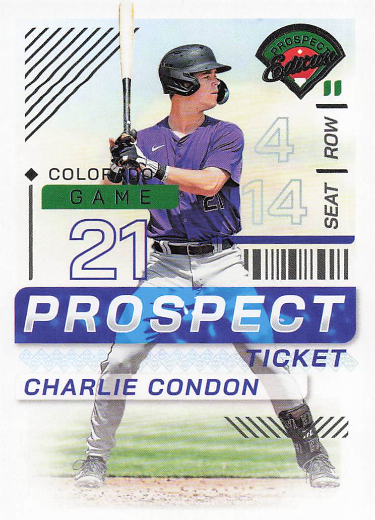 2024 Panini Prospect Edition Baseball Charlie Condon #33