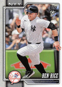 2026 Topps Baseball Ben Rice #133