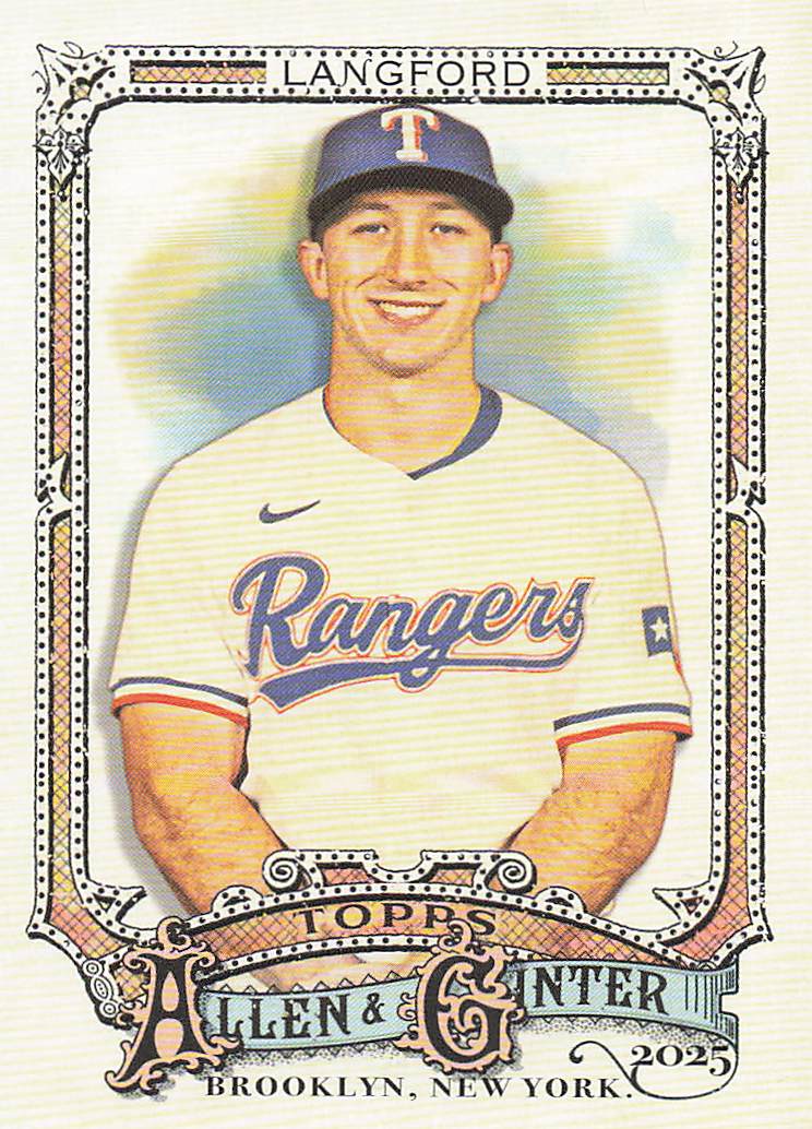 2025 Topps Allen & Ginter Baseball Wyatt Langford #106