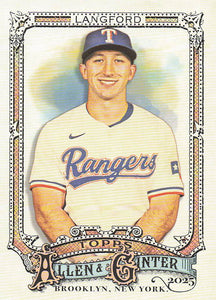 2025 Topps Allen & Ginter Baseball Wyatt Langford #106