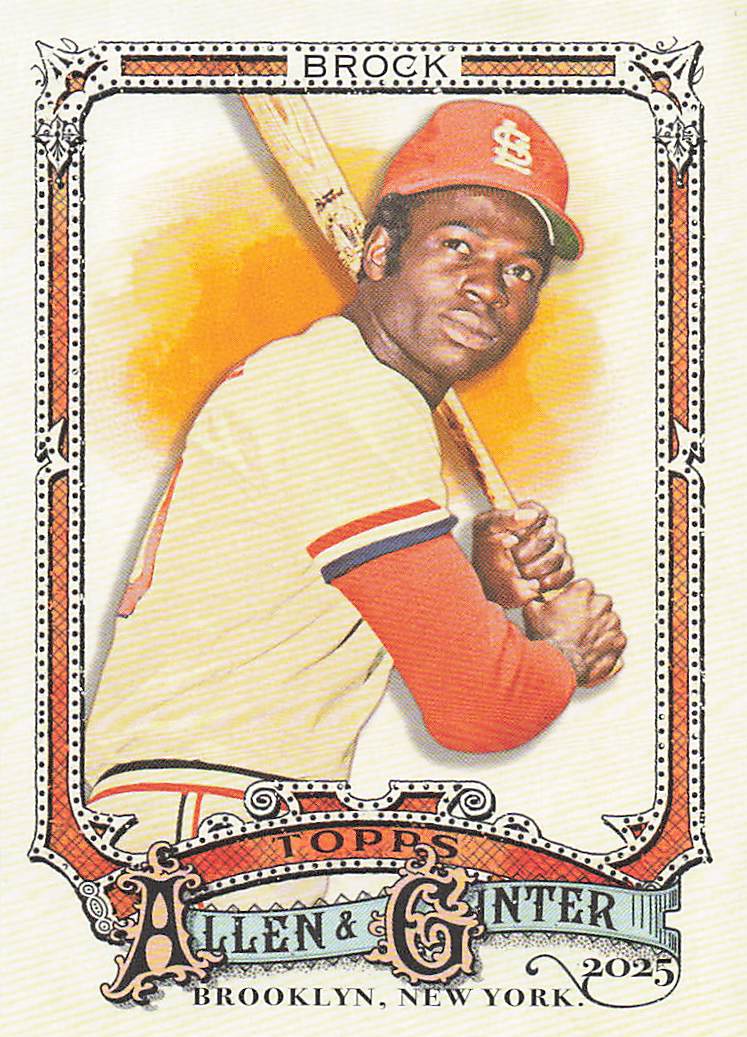 2025 Topps Allen & Ginter Baseball Lou Brock #11