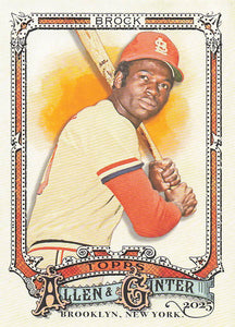 2025 Topps Allen & Ginter Baseball Lou Brock #11