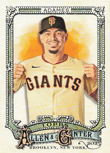 2025 Topps Allen & Ginter Baseball Willy Adames #129