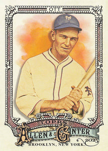 2025 Topps Allen & Ginter Baseball Mel Ott #317