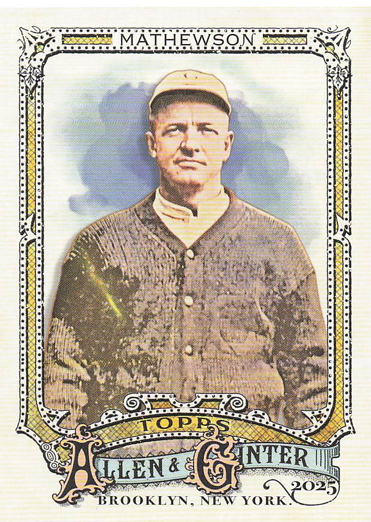 2025 Topps Allen & Ginter Baseball Christy Mathewson #7