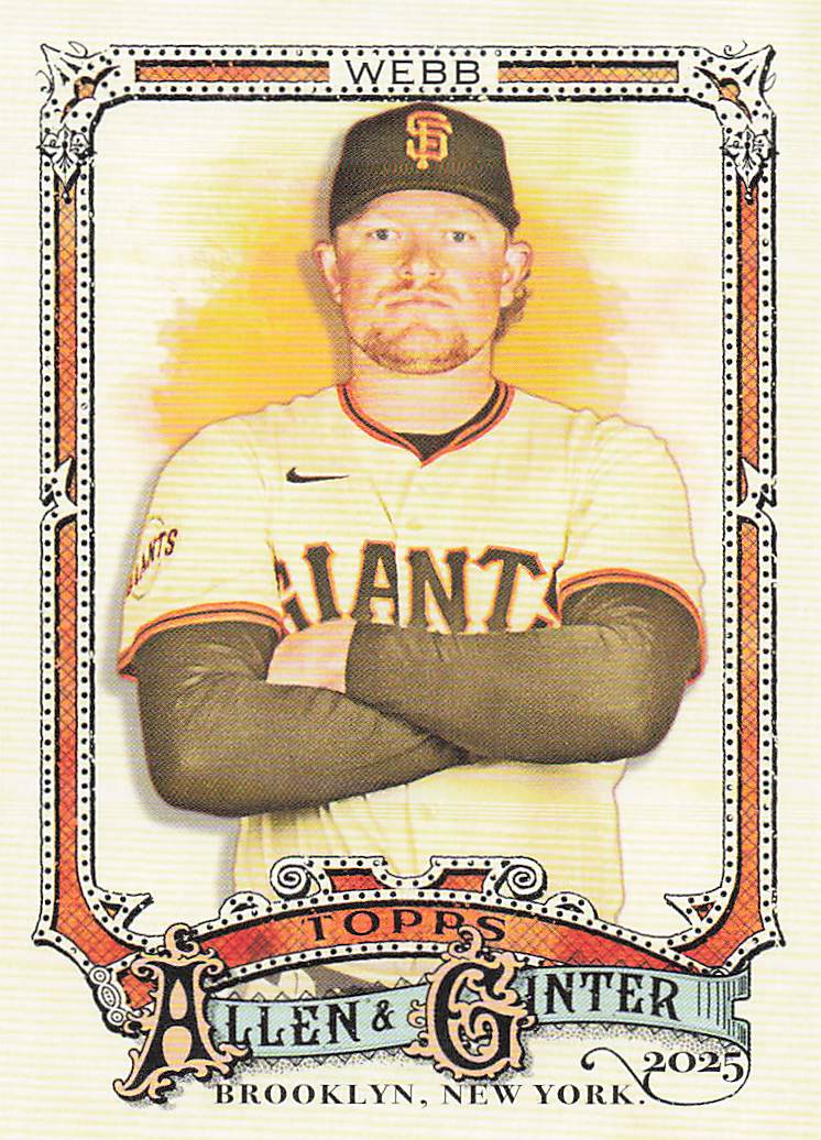 2025 Topps Allen & Ginter Baseball Logan Webb #232