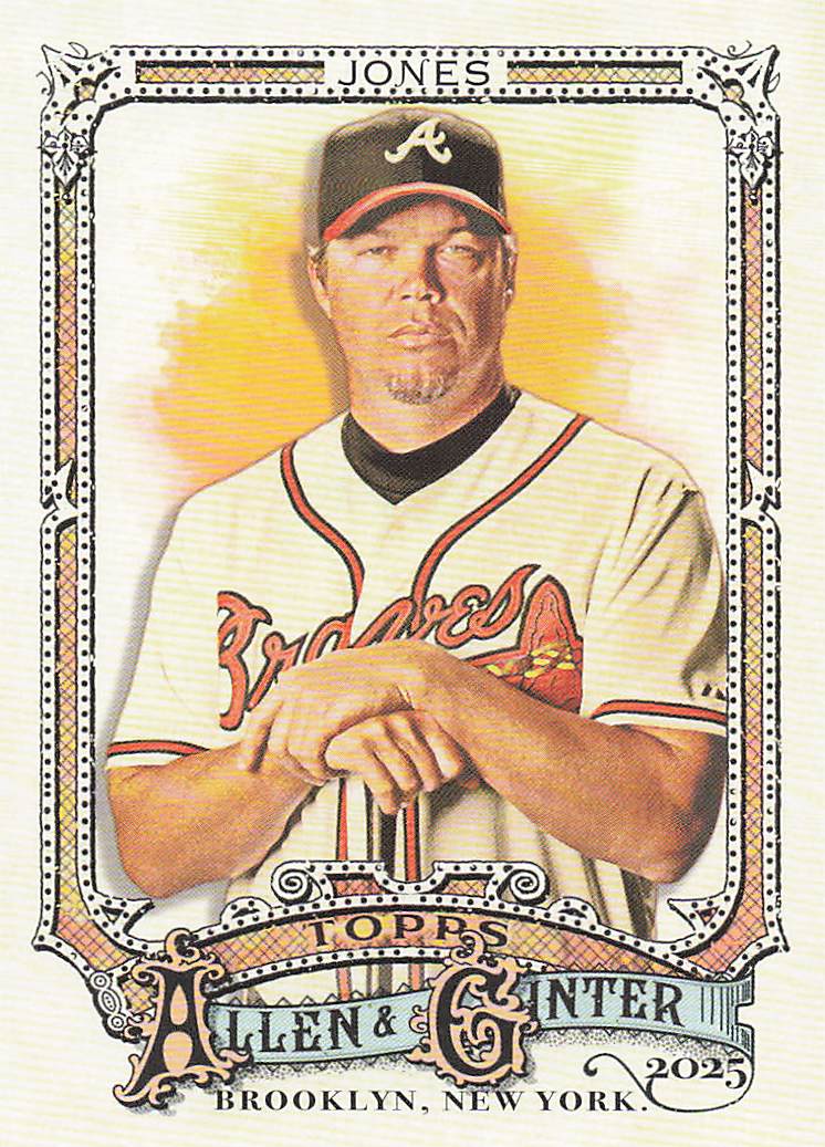 2025 Topps Allen & Ginter Baseball Chipper Jones #36