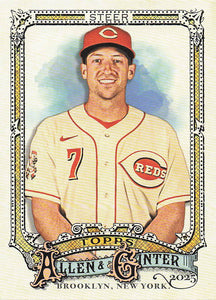 2025 Topps Allen & Ginter Baseball Spencer Steer #186