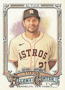 2025 Topps Allen & Ginter Baseball Jose Altuve #152