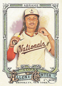 2025 Topps Allen & Ginter Baseball CJ Abrams #90