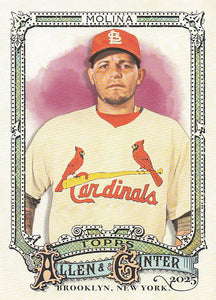 2025 Topps Allen & Ginter Baseball Yadier Molina #51