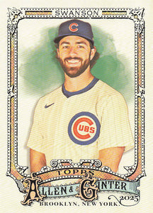 2025 Topps Allen & Ginter Baseball Dansby Swanson #52