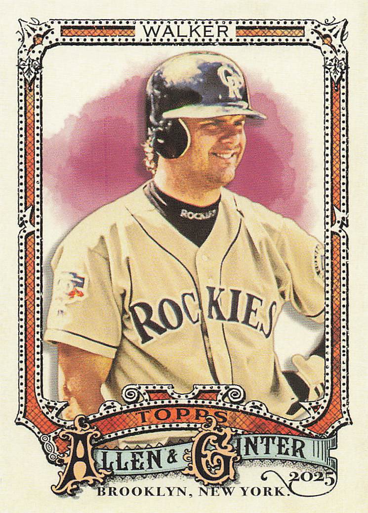 2025 Topps Allen & Ginter Baseball Larry Walker #335