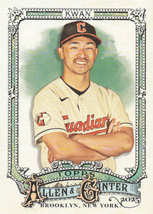 2025 Topps Allen & Ginter Baseball Steven Kwan #176