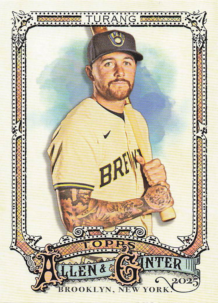 2025 Topps Allen & Ginter Baseball Brice Turang #222