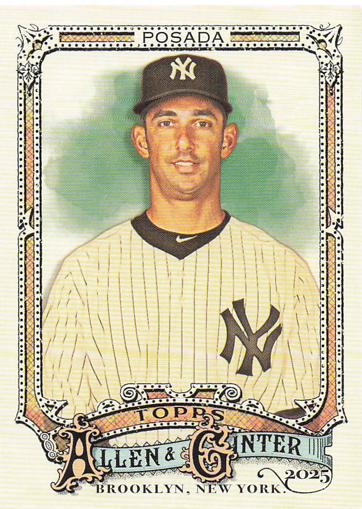 2025 Topps Allen & Ginter Baseball Jorge Posada #182