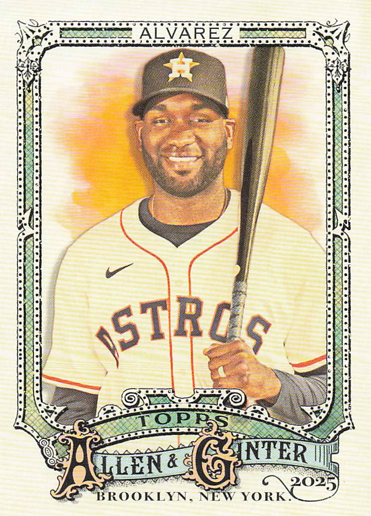 2025 Topps Allen & Ginter Baseball Yordan Alvarez #32