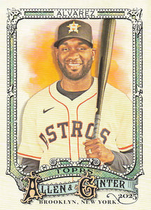 2025 Topps Allen & Ginter Baseball Yordan Alvarez #32
