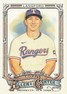 2025 Topps Allen & Ginter Baseball Wyatt Langford #106