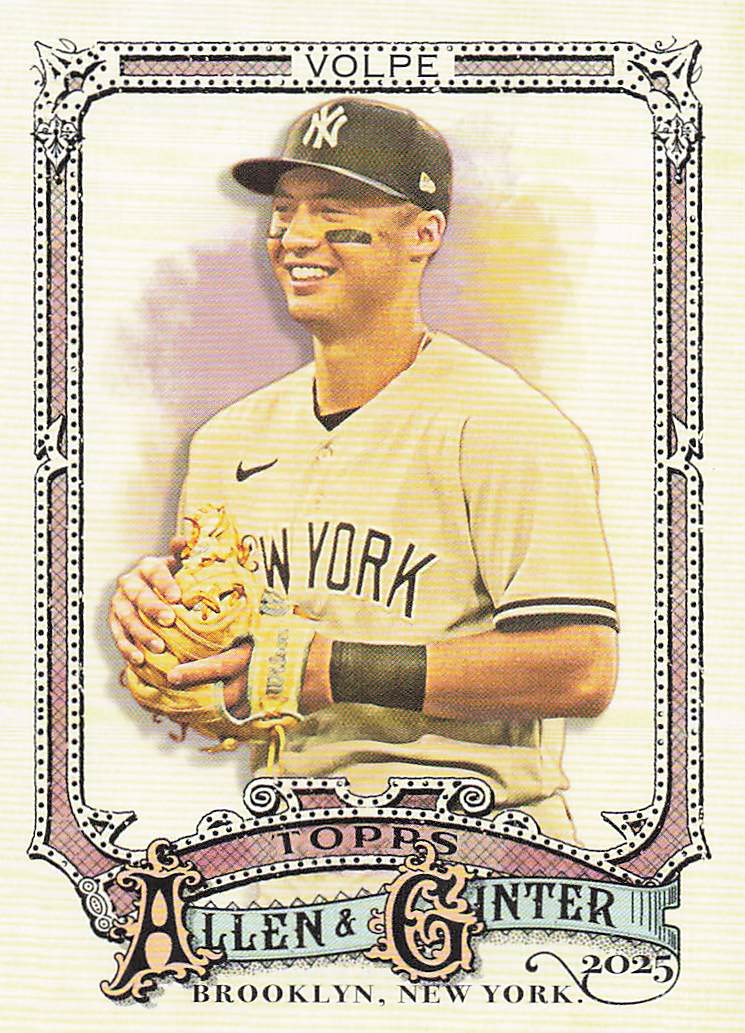 2025 Topps Allen & Ginter Baseball Anthony Volpe #196
