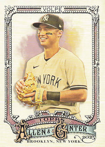 2025 Topps Allen & Ginter Baseball Anthony Volpe #196