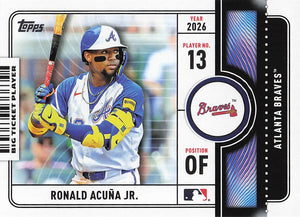 2026 Topps Baseball Big Ticket Players Ronald Acuña Jr. #BTP-7