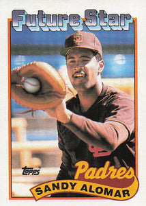 1989 Topps Baseball Sandy Alomar #648a Rookie