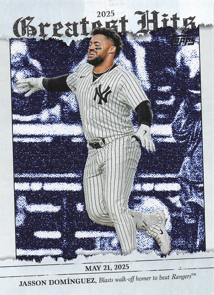 2026 Topps Baseball 2025 Greatest Hits Jasson Domínguez #GH-6