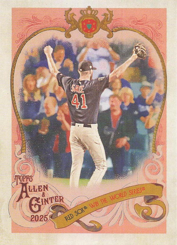 2025 Topps Allen & Ginter Baseball Sweet Victory Chris Sale #SV-24