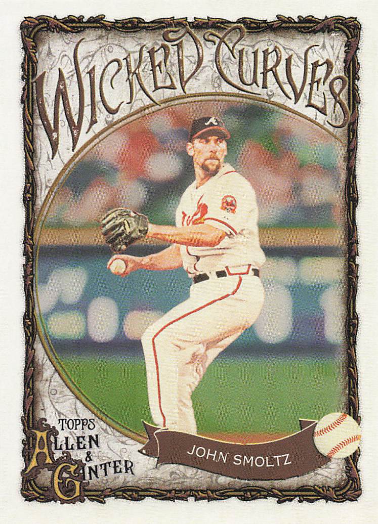 2025 Topps Allen & Ginter Baseball Wicked Curves John Smoltz #WC-34