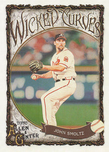 2025 Topps Allen & Ginter Baseball Wicked Curves John Smoltz #WC-34