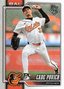 2026 Topps Baseball Cade Povich #555
