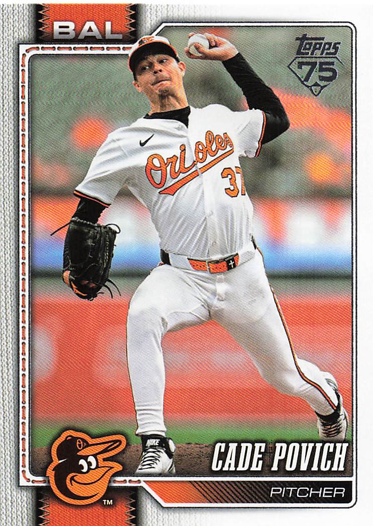 2026 Topps Baseball Cade Povich #555