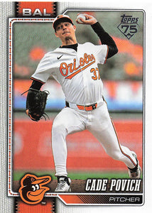 2026 Topps Baseball Cade Povich #555