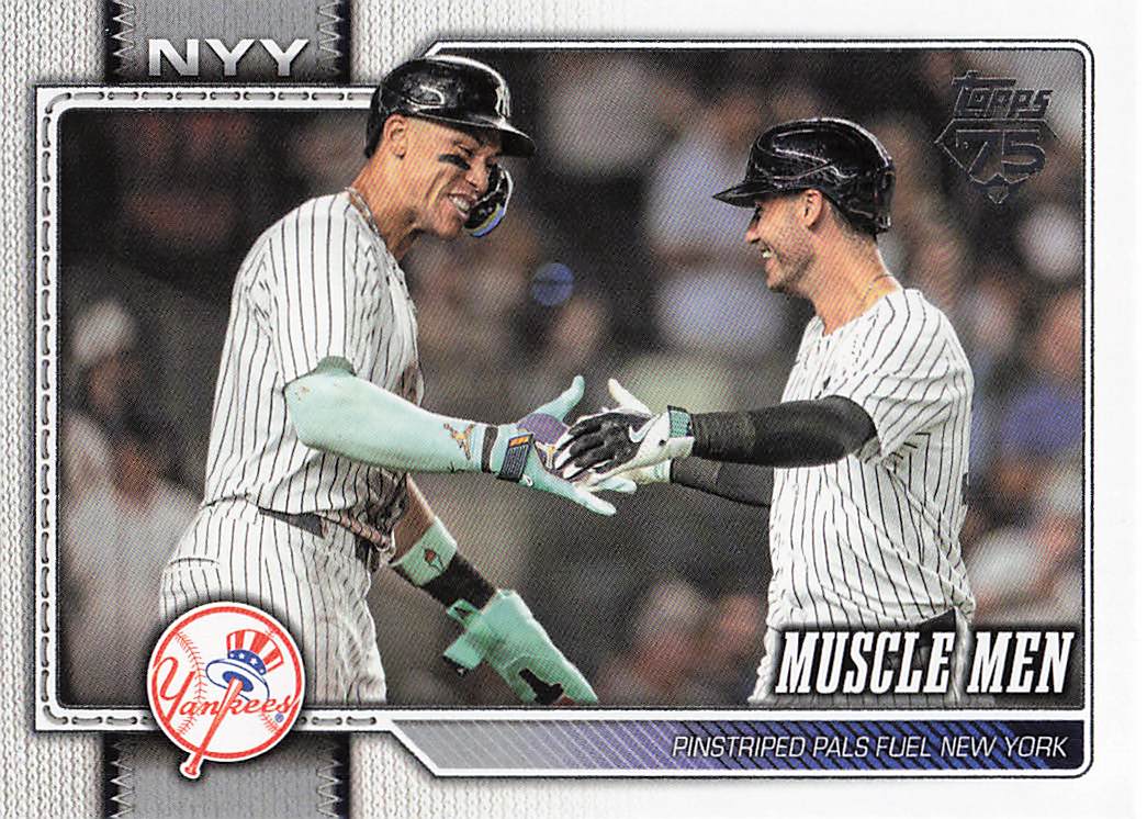 2026 Topps Baseball Muscle Men (Aaron Judge / Cody Bellinger) #479